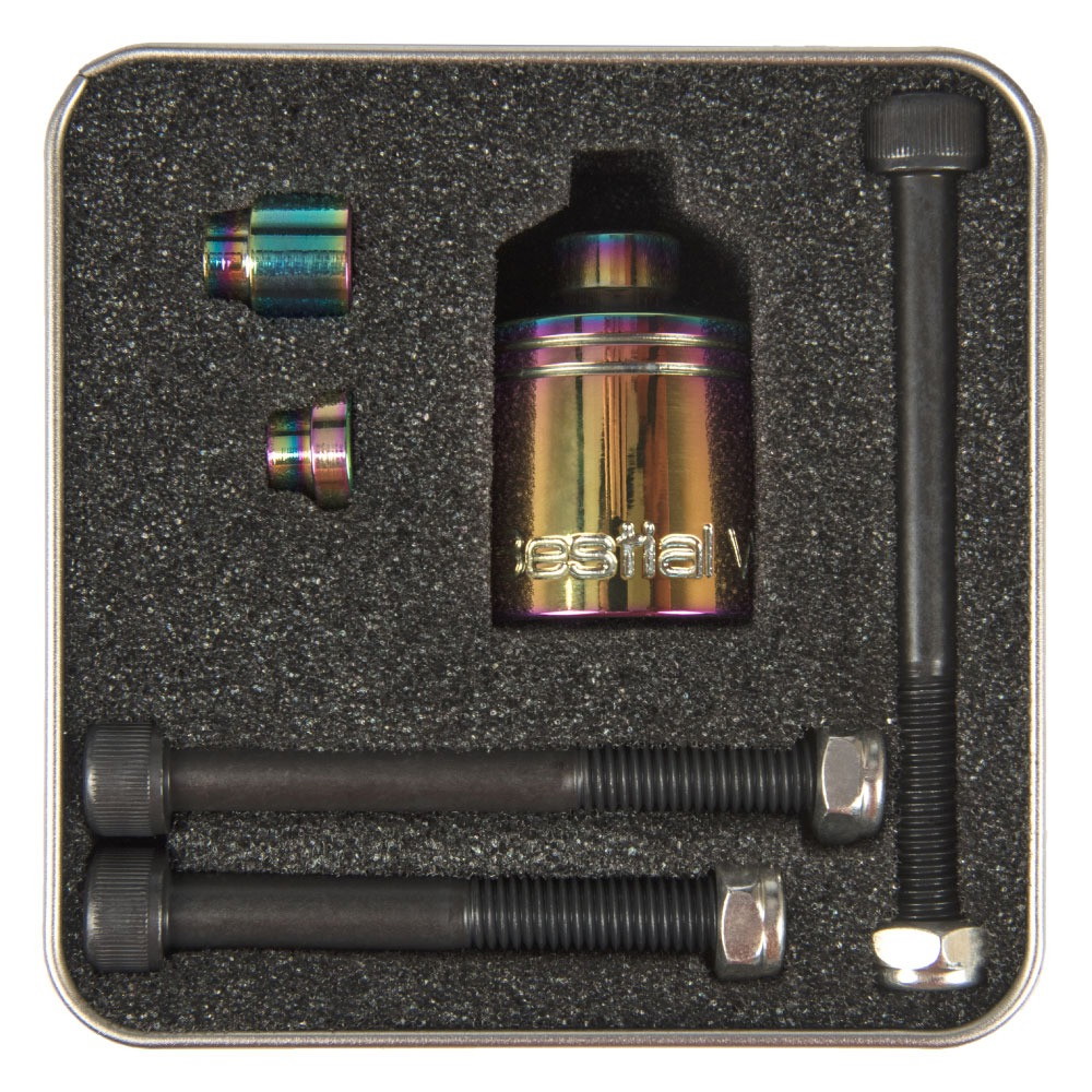 Bestial Wolf Spot Chromoly Pro Scooter Pegs