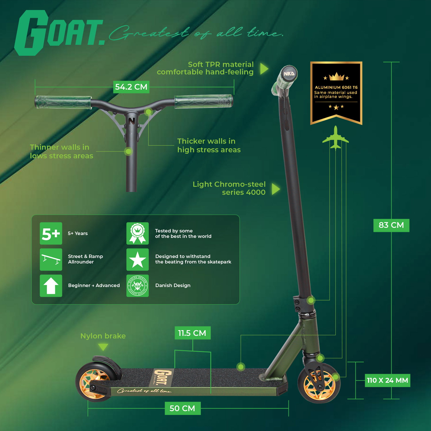 NKD GOAT Pro Scooter