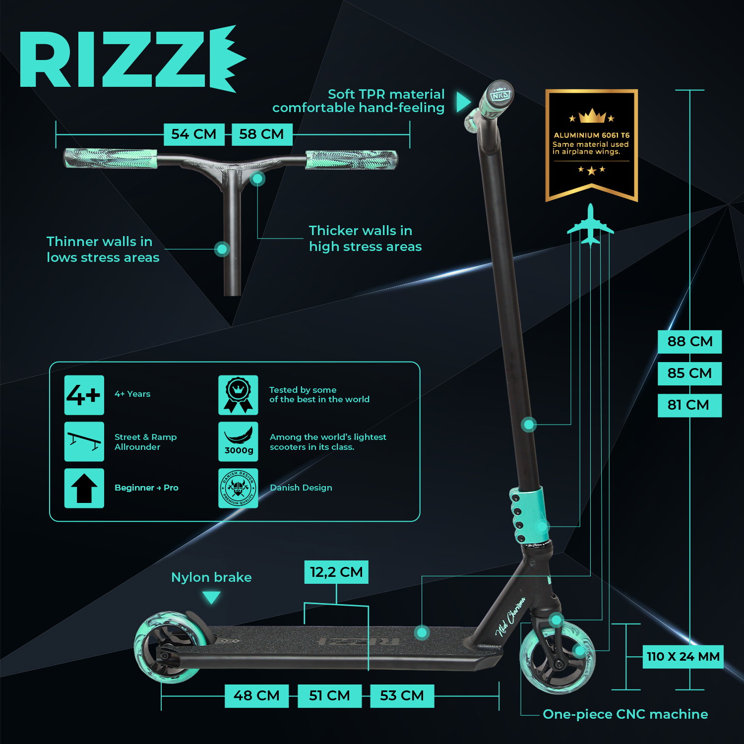 NKD RIZZ Pro Scooter
