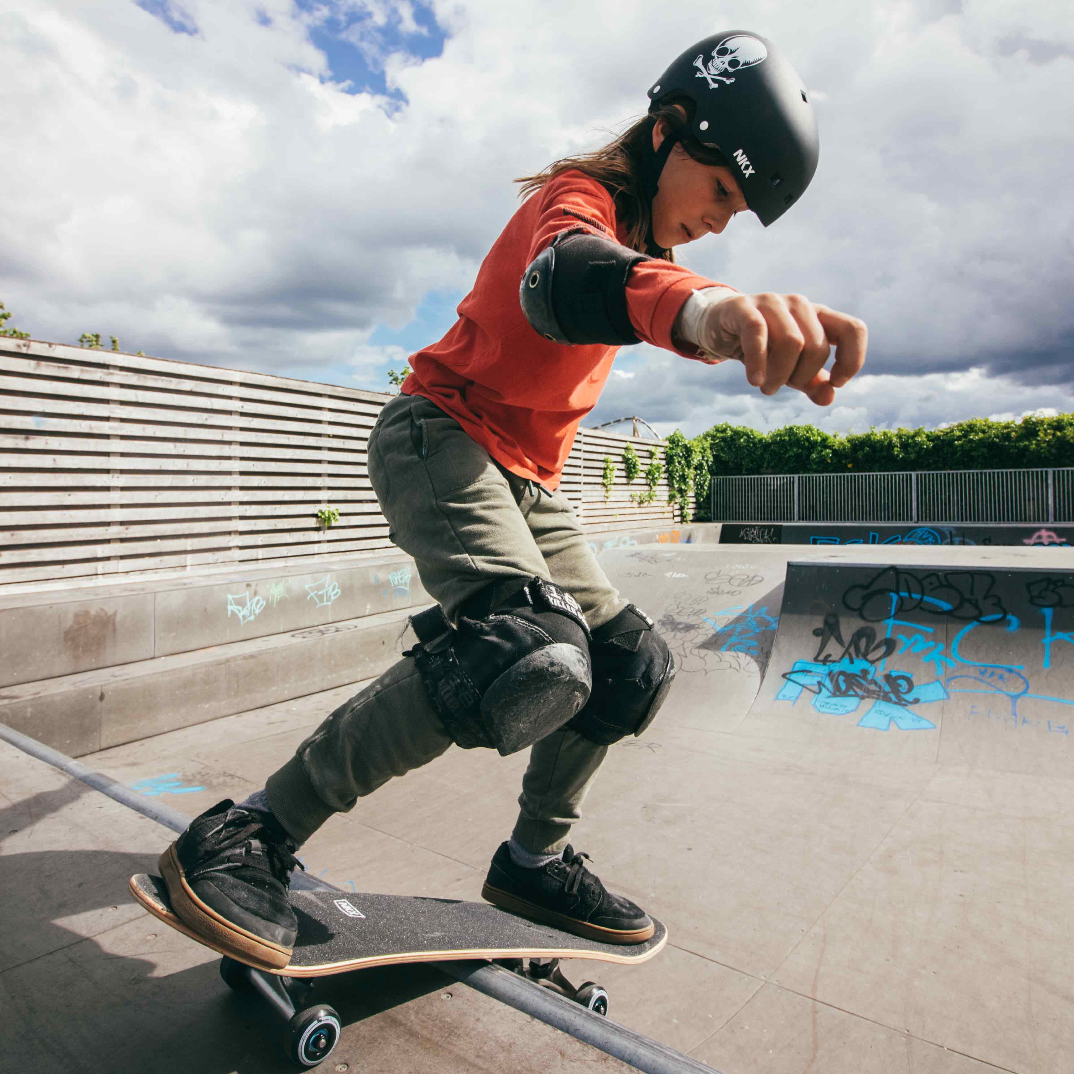 NKX Brain Saver Certified Skate Helmet