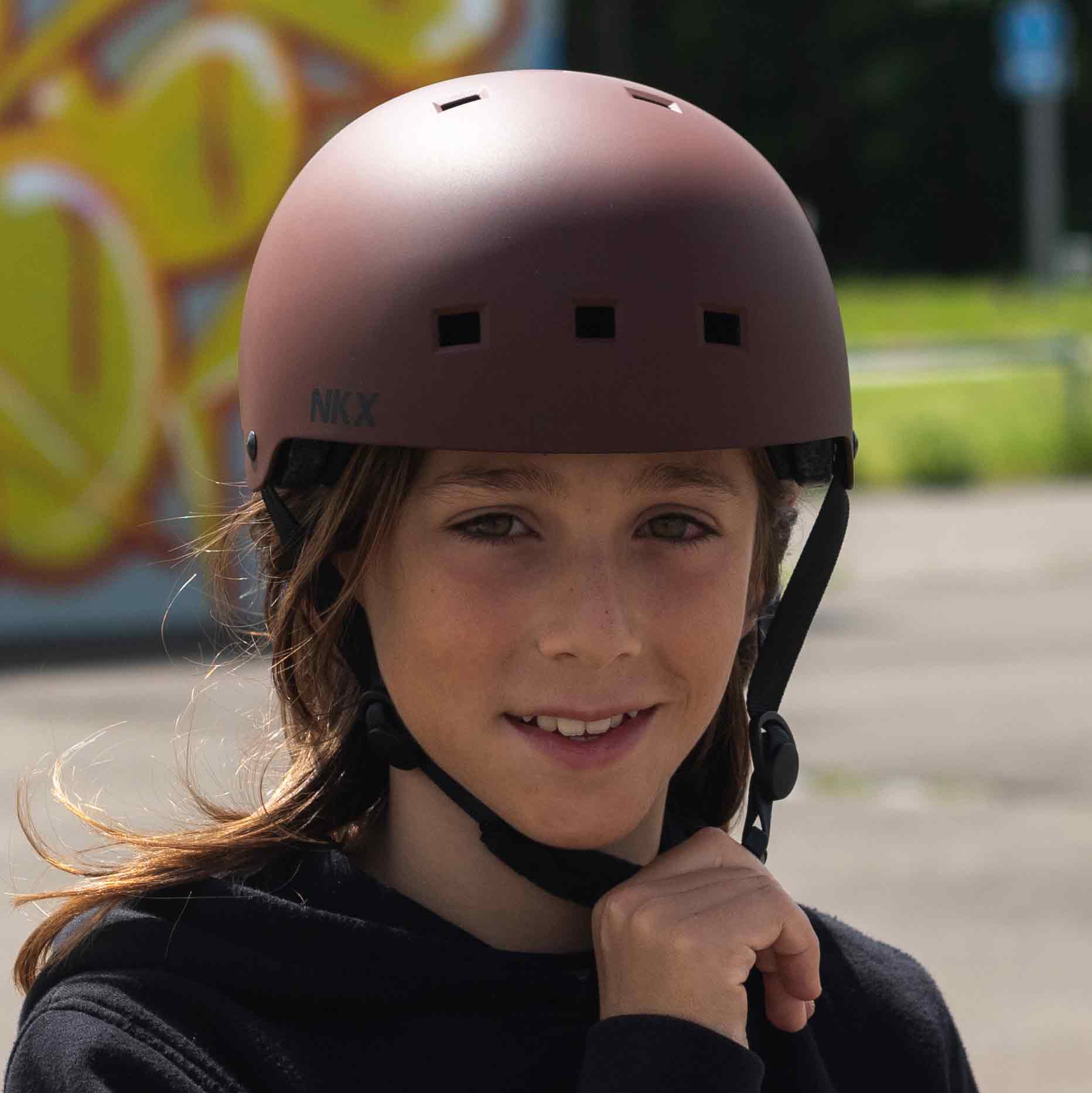 NKX Brain Saver Certified Skate Helmet