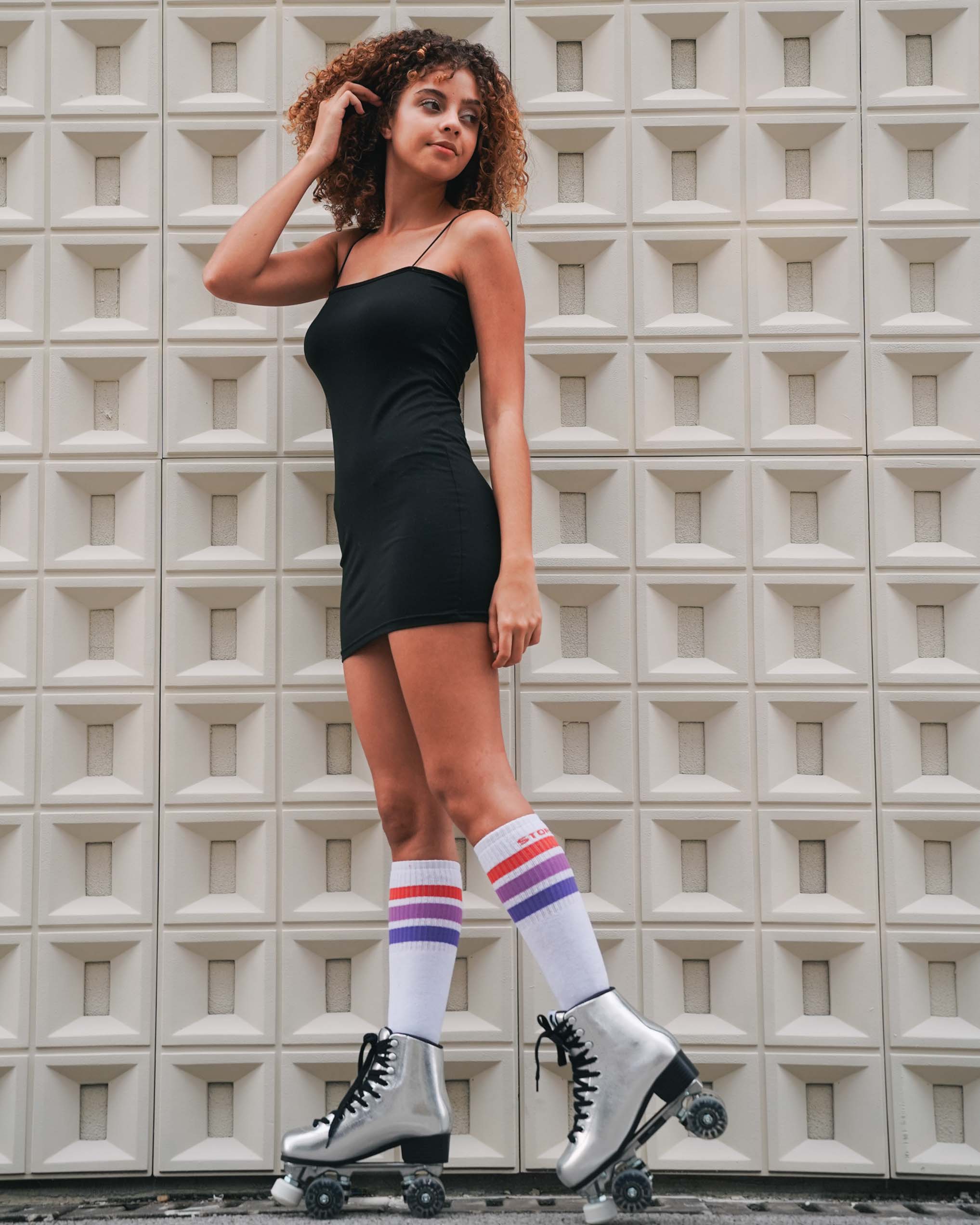 Story Disco Suede Quad Roller Skates