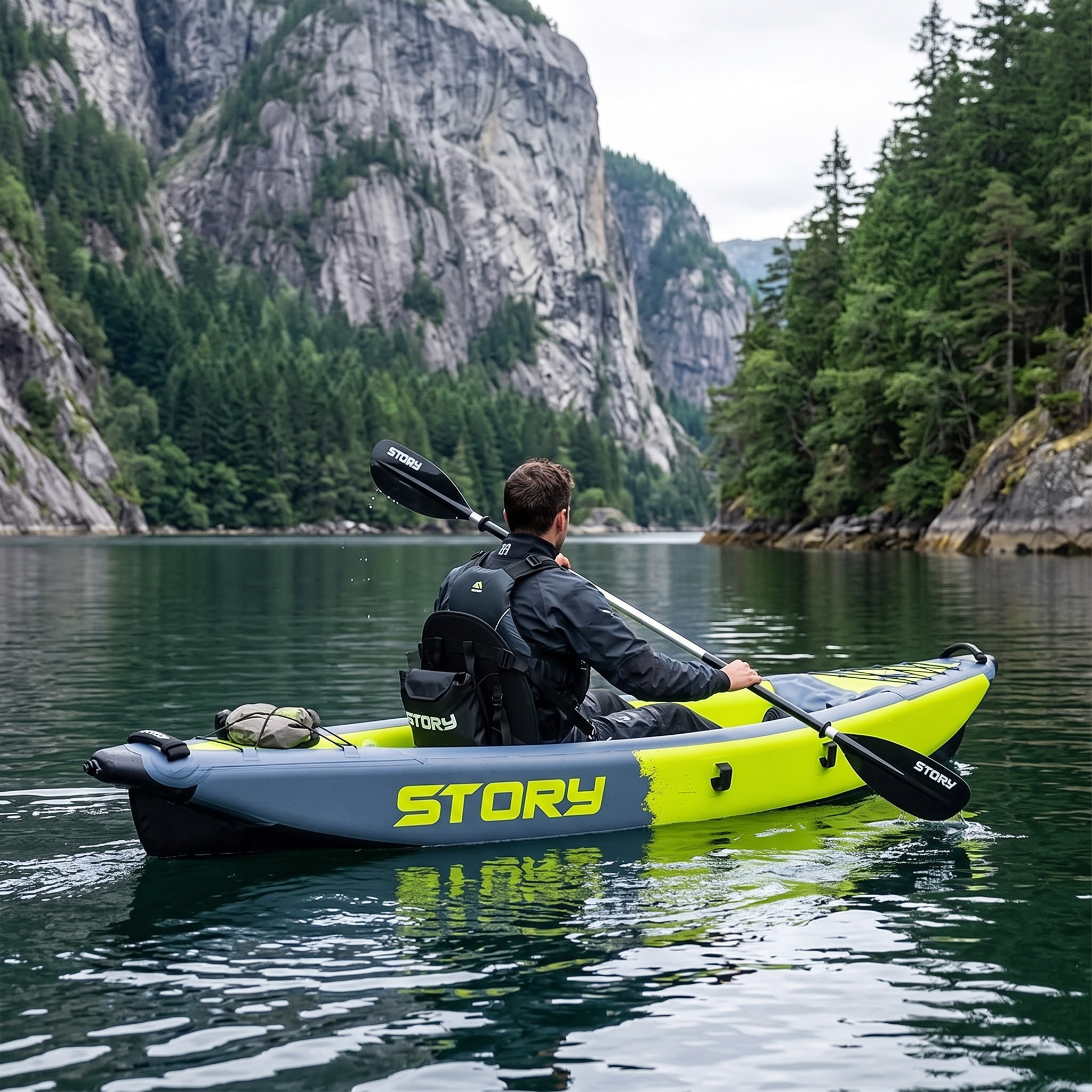 Story Division 1-Person Inflatable Kayak