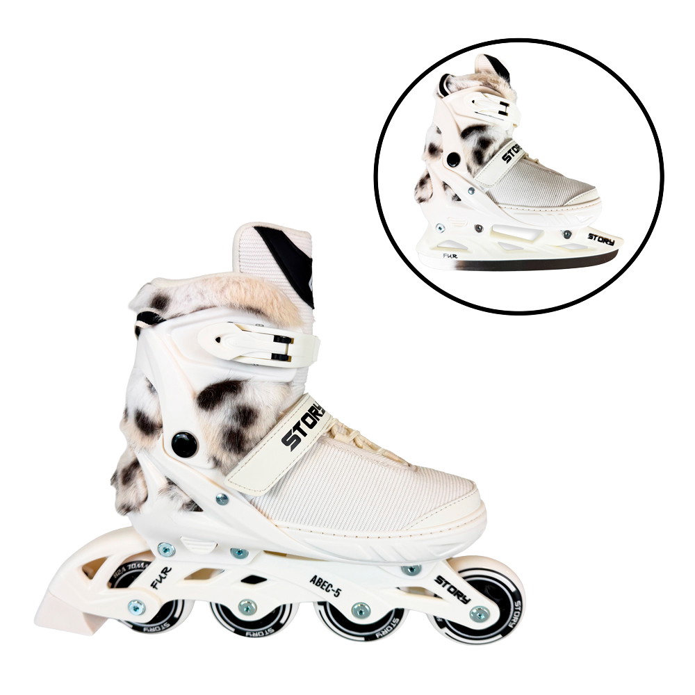 Story Fur Adjustable Inline Skates