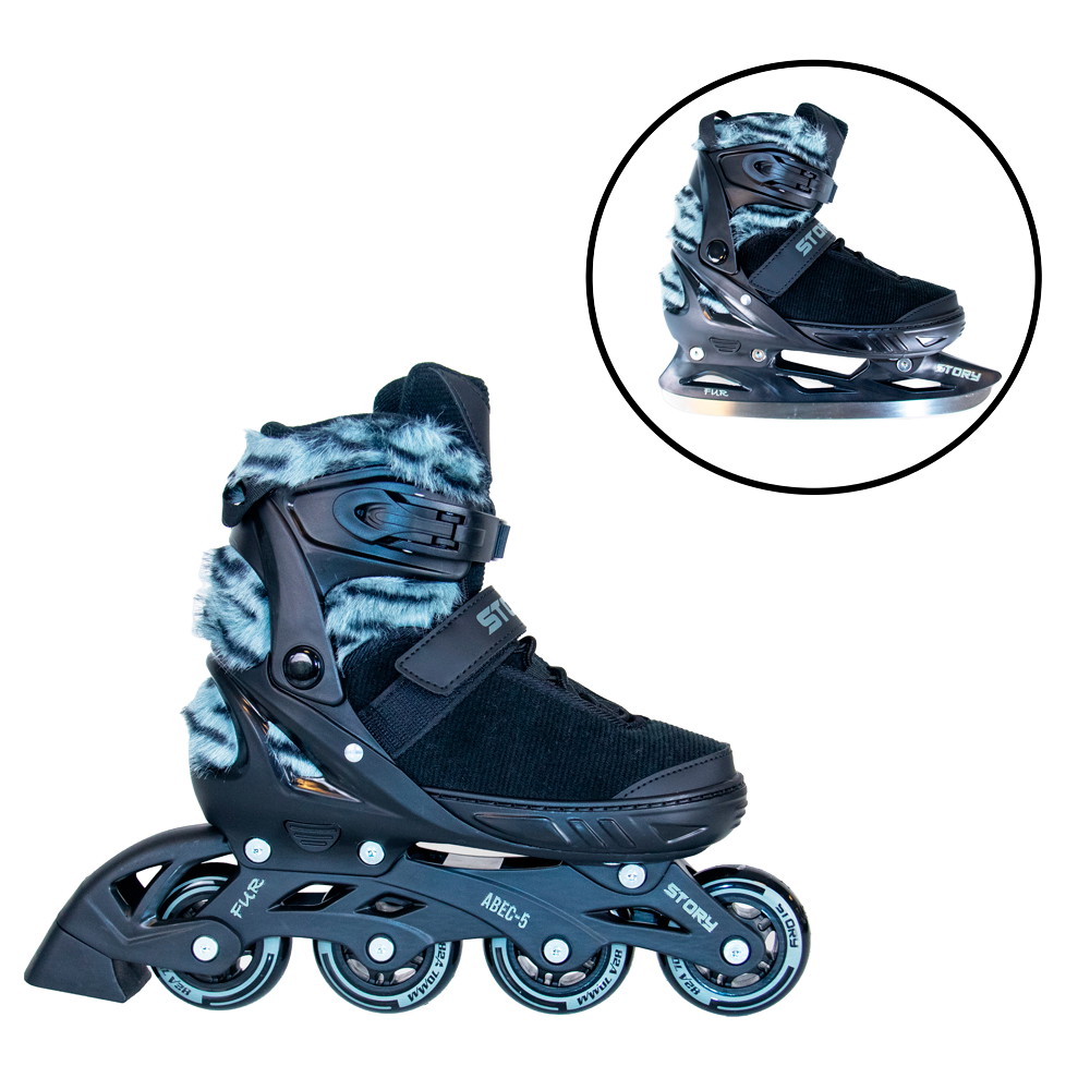 Story Fur Adjustable Inline Skates