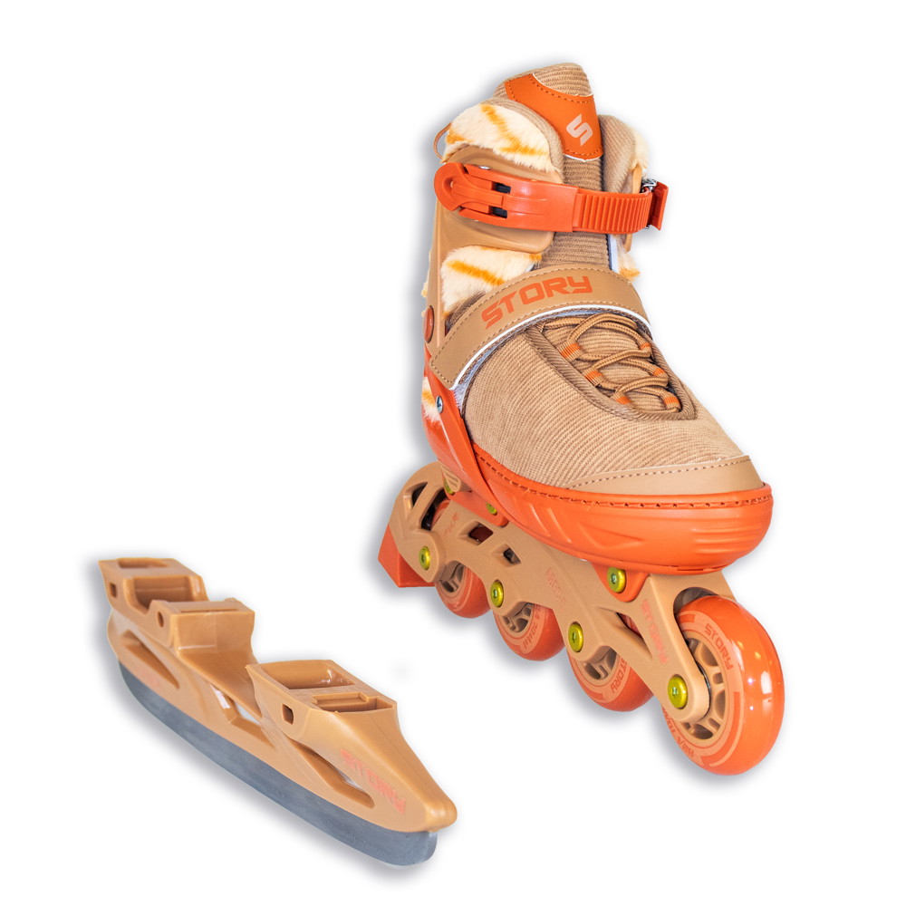 Story Fur Adjustable Inline Skates
