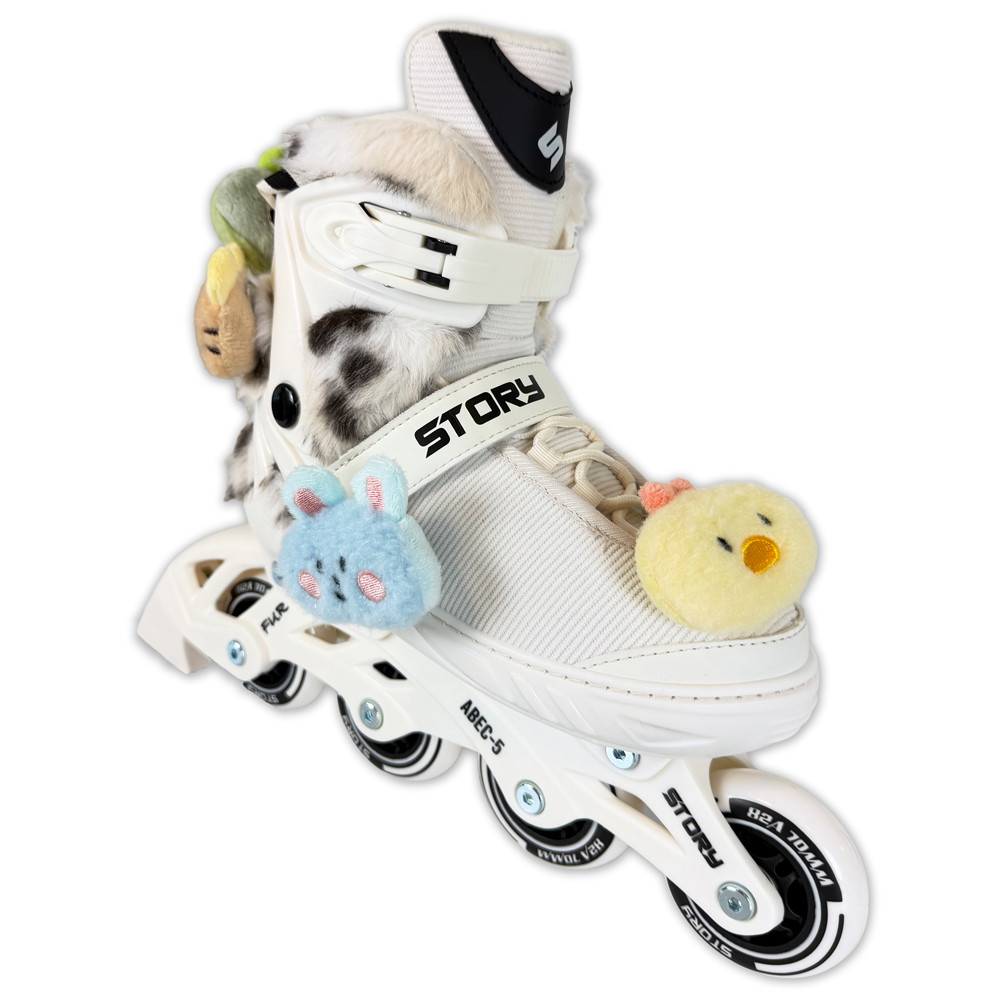Story Fur Adjustable Inline Skates