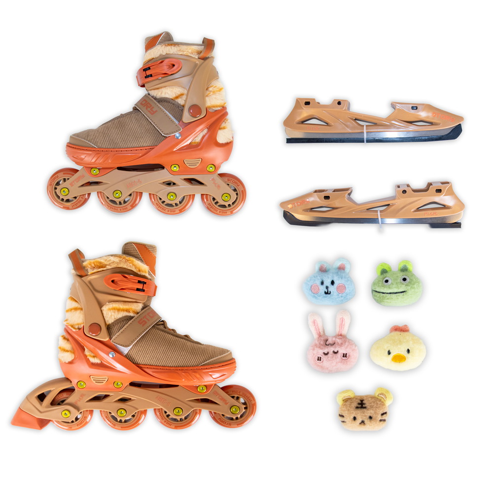 Story Fur Adjustable Inline Skates