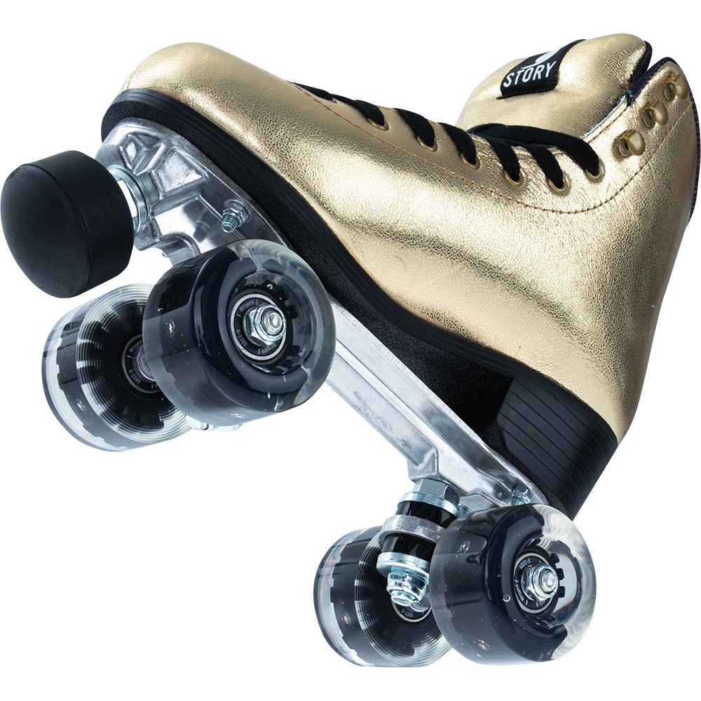 Story Disco Suede Quad Roller Skates