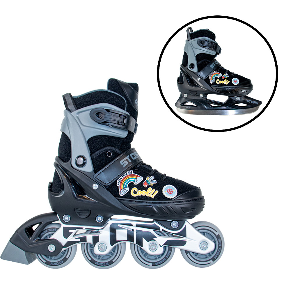 Story Moji Adjustable Inline Skates
