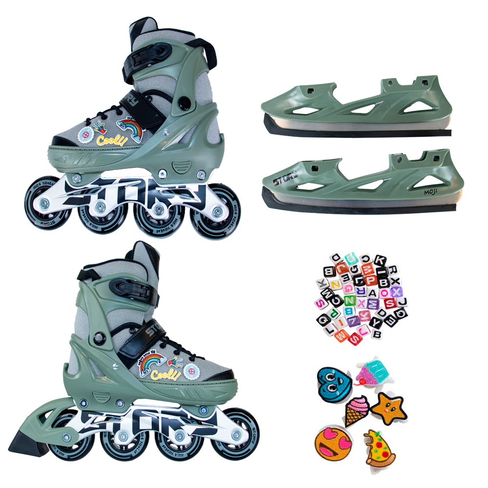 Story Moji Adjustable Inline Skates