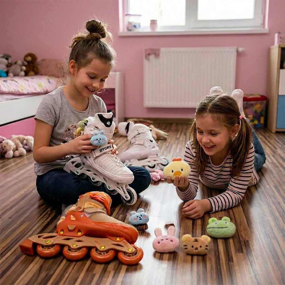 Story Fur Adjustable Inline Skates