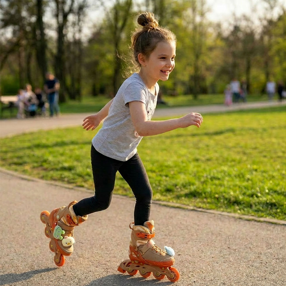 Story Fur Adjustable Inline Skates