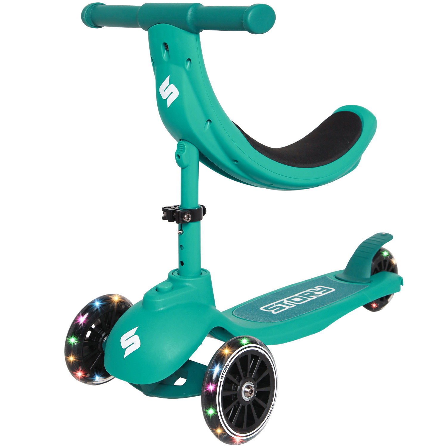Story 4IN1 LED Kids 3-wheel scooter