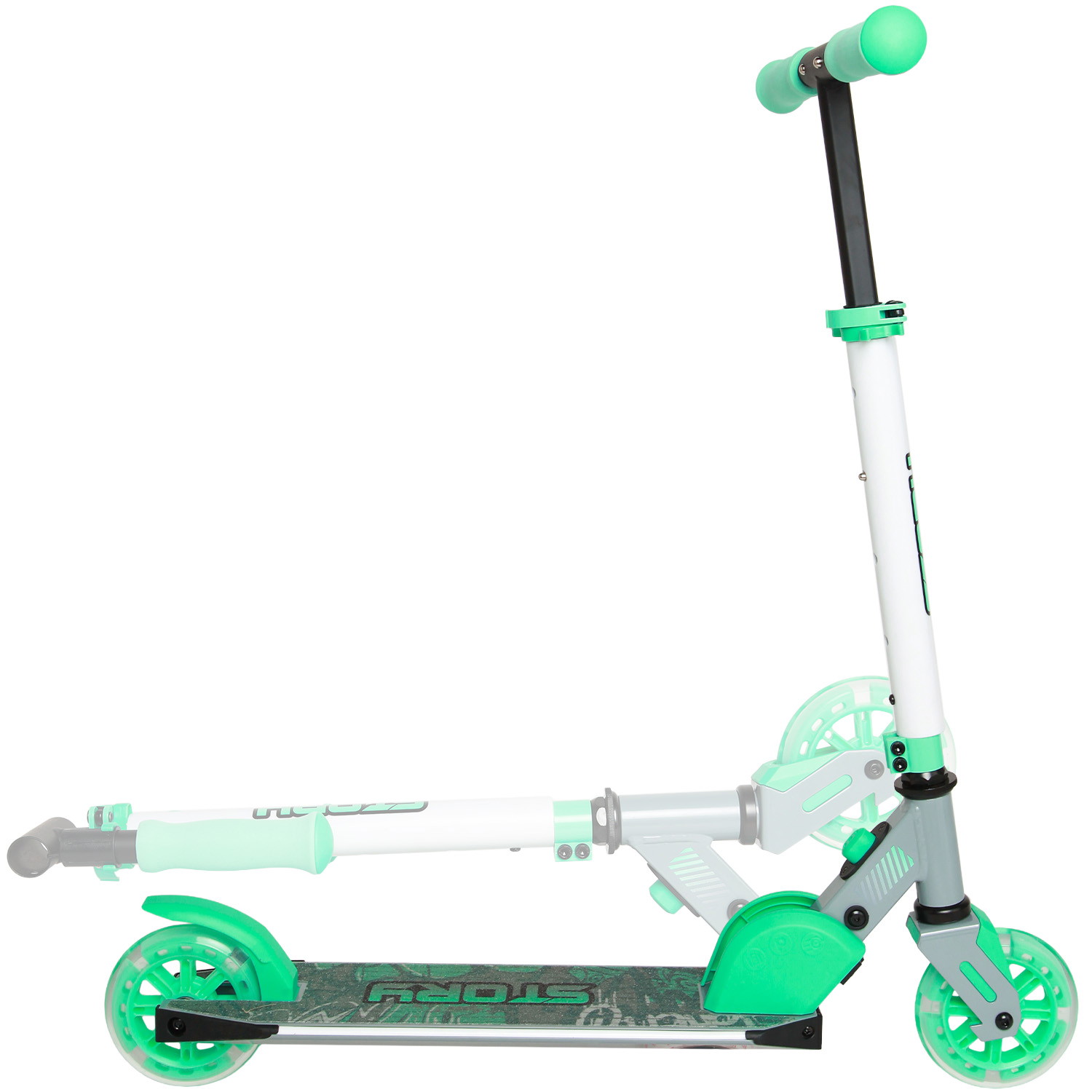 Story Everything Led Kinds Foldable Kids Kick Scooter