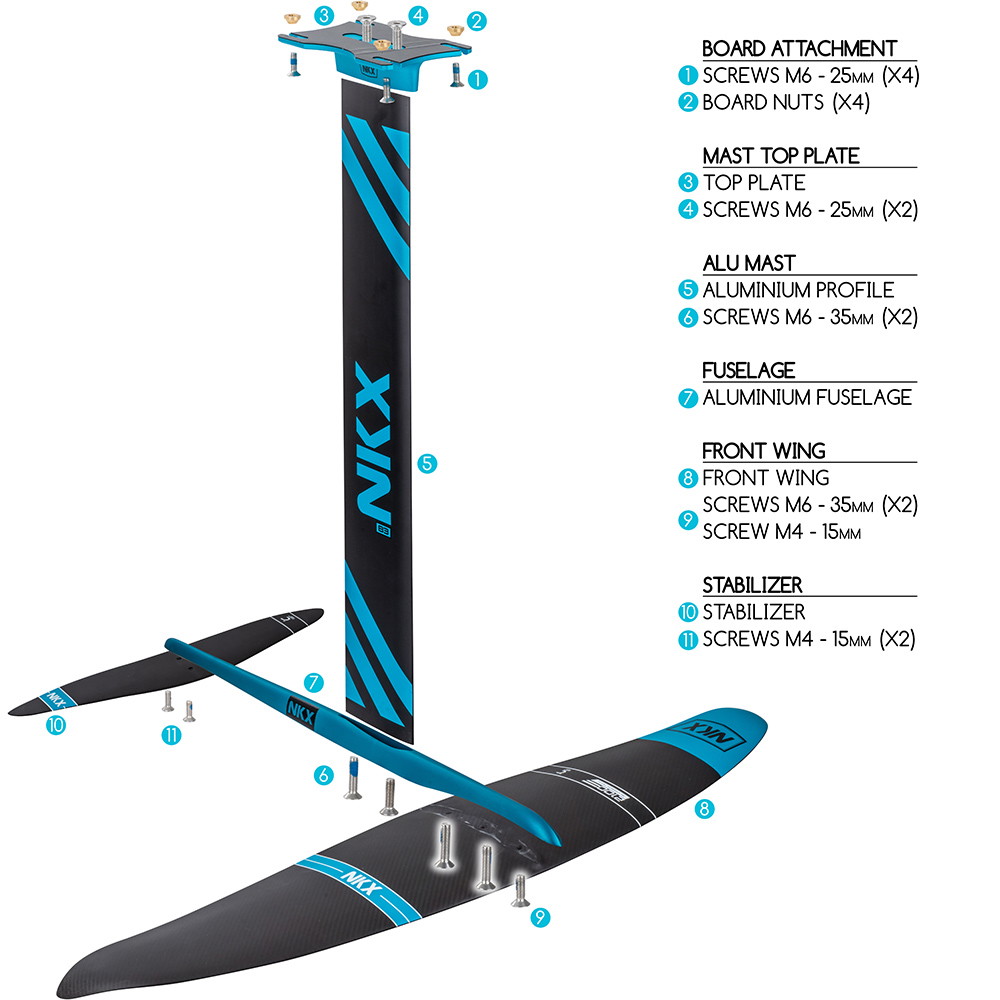 NKX Drifter V2 Hydrofoil