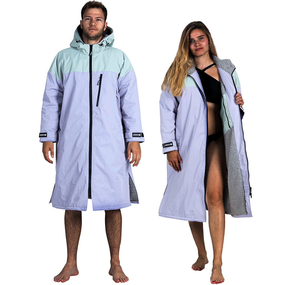 Women's Elegant Poncho Double-Breast Slit Sleeve Flowy Wool