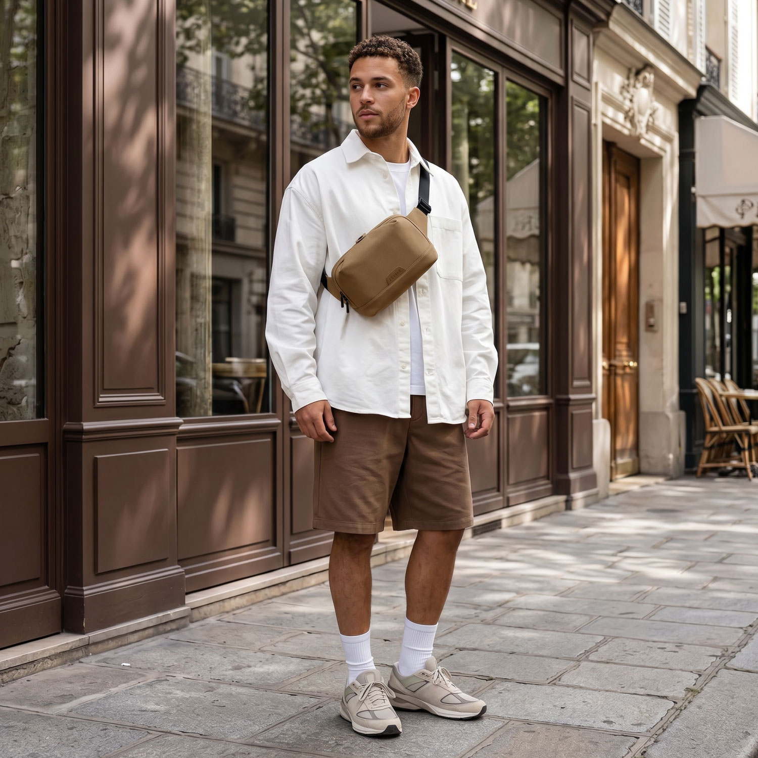 Annox Ecosmart Sling Bag – Water-Resistant Bag in Upcycled Material for Scooters, Skateboards & Roller Skates