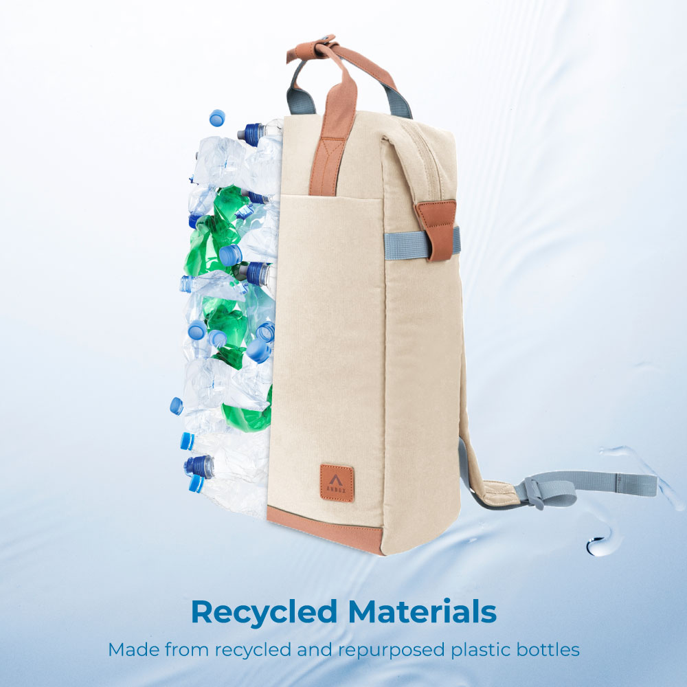Annox Follow Your Passion Backpack – Water-repellent backpack in upcycled material