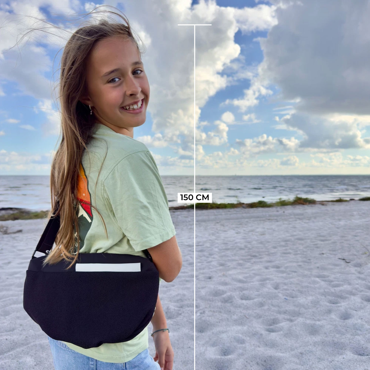 Annox On-The-Go Sling Bag – Water-Repellent Bag for Skate and Scooter