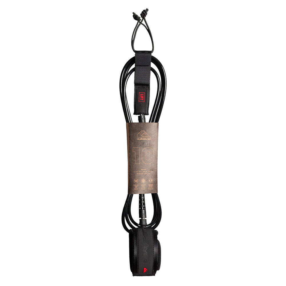 Quiksilver Lift Surf Leash USA Skate Shop Black
