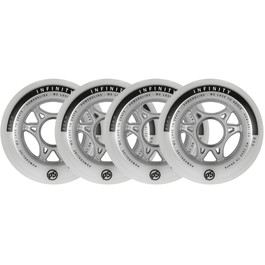 Infinity Shape Skating Ramp Powerslide Infinity Inline Skate Wheels 4-Pack
