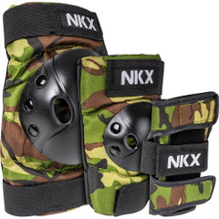 NKX Kids 3-Pack Pro Protective Gear - Knee Pads, Elbow Pads and Wrist Guards