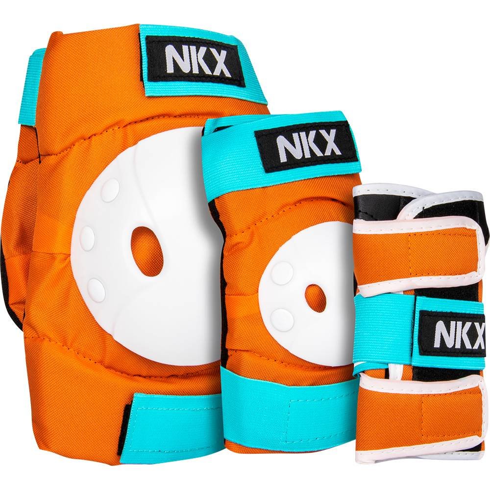 NKX Kids 3-Pack Pro Protective Gear - Knee Pads, Elbow Pads