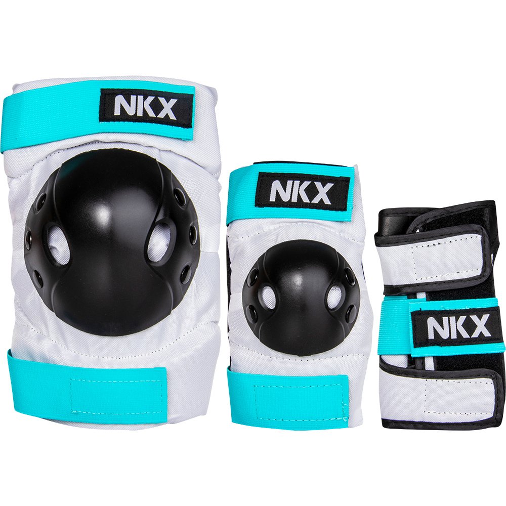 NKX Kids 3-Pack Pro Protective Gear - Knee Pads, Elbow Pads and Wrist Guards