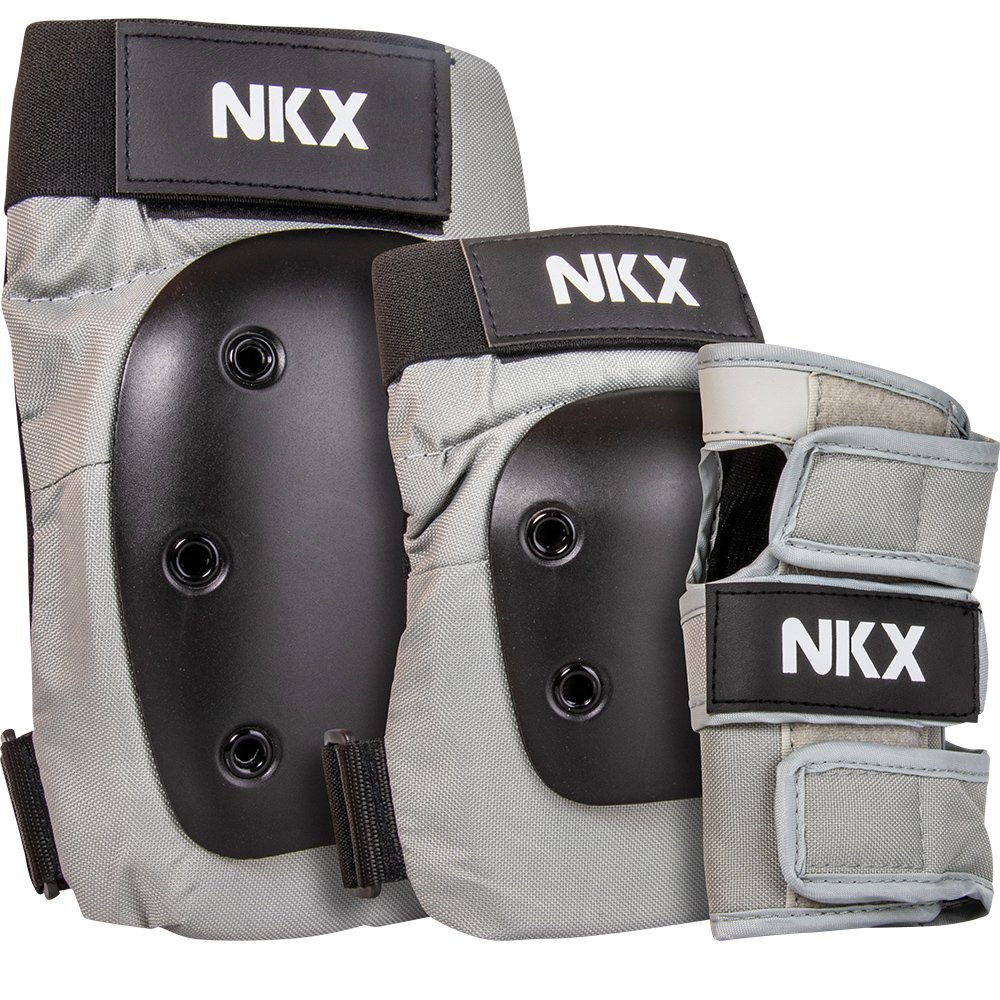 NKX 3-Pack Pro Protective Gear - Knee Pads, Elbow Pads and NKX 3-Pack Pro Protective Gear - Knee Pads, Elbow Pads and