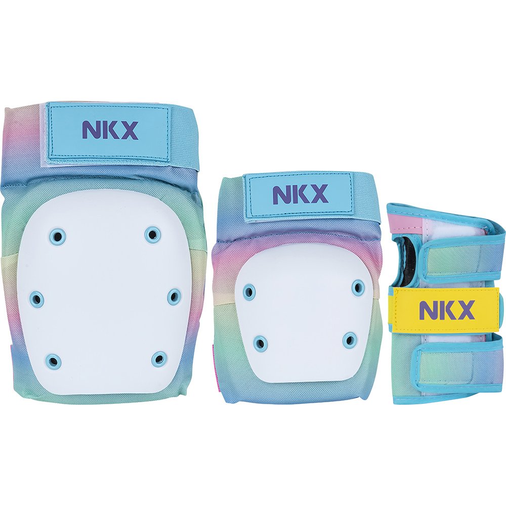 NKX 3-Pack Pro Protective Gear - Knee Pads, Elbow Pads and Wrist Guards
