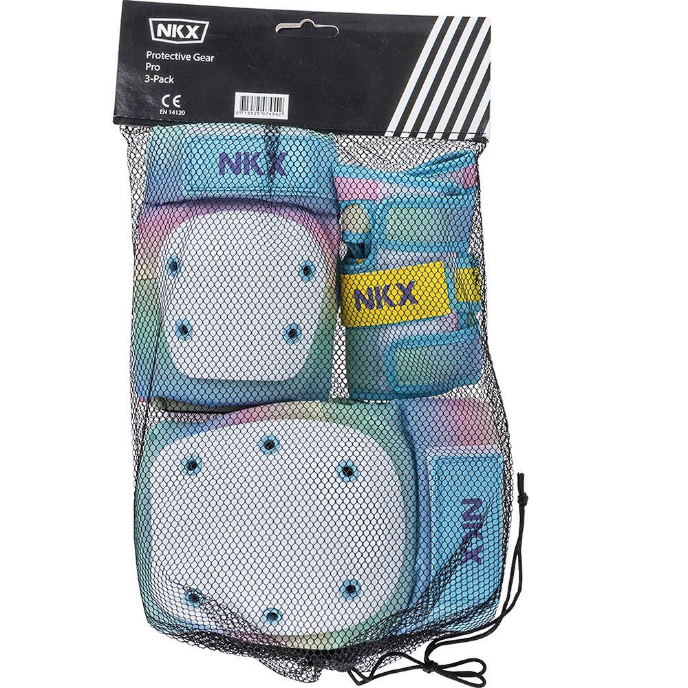 NKX 3-Pack Pro Protective Gear - Knee Pads, Elbow Pads and Wrist Guards