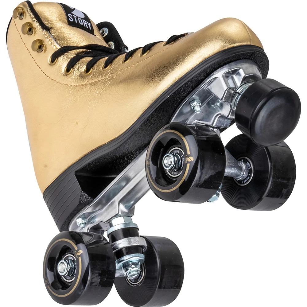 Story Disco Suede Quad Roller Skates