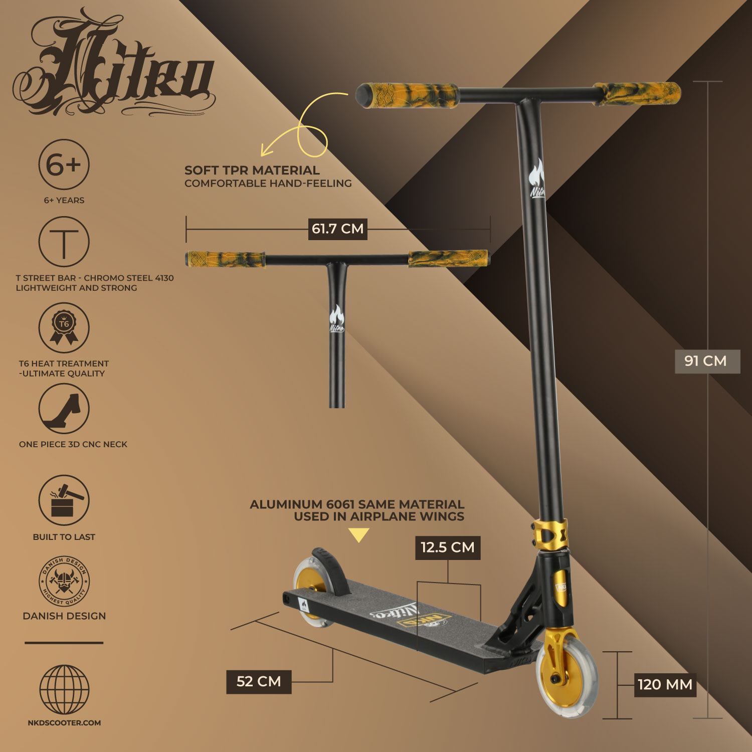 NKD Nitro Street pro scooter