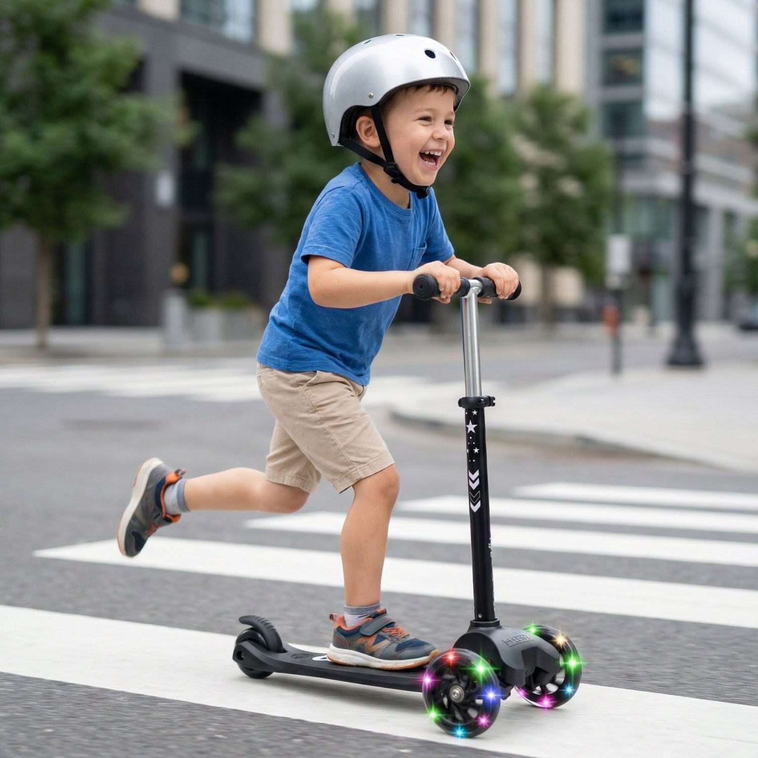 Story MoveLite 3-Wheel LED Kids Scooter