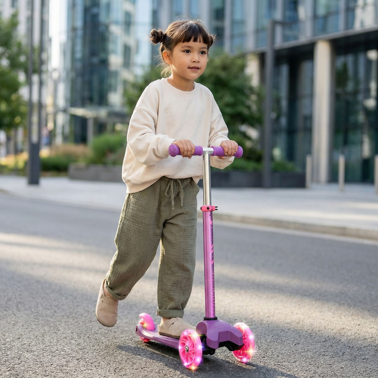 Story MoveLite 3-Wheel LED Kids Scooter