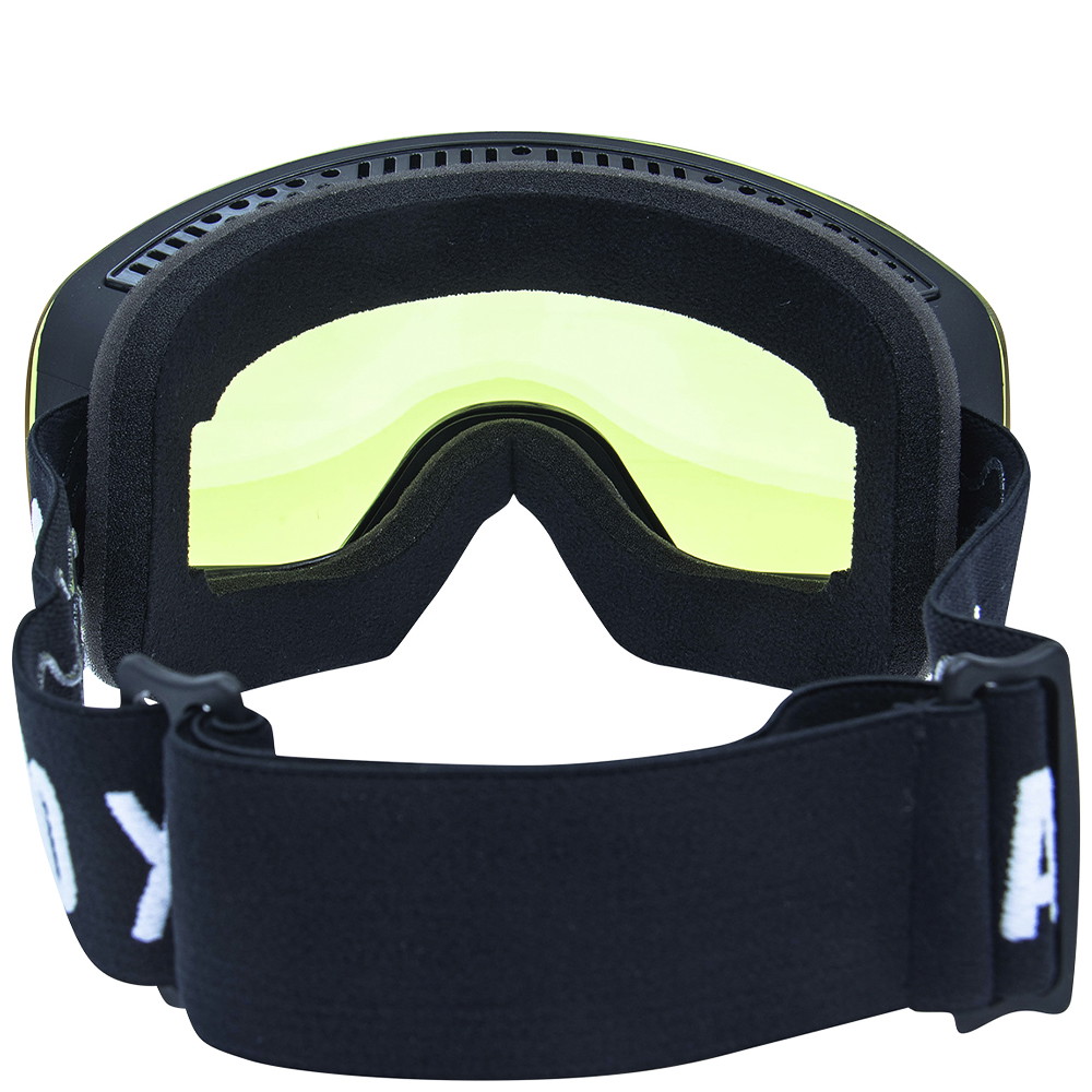 Annox Flight Frameless Ski Snowboard Goggles USA Skate Shop Yellow