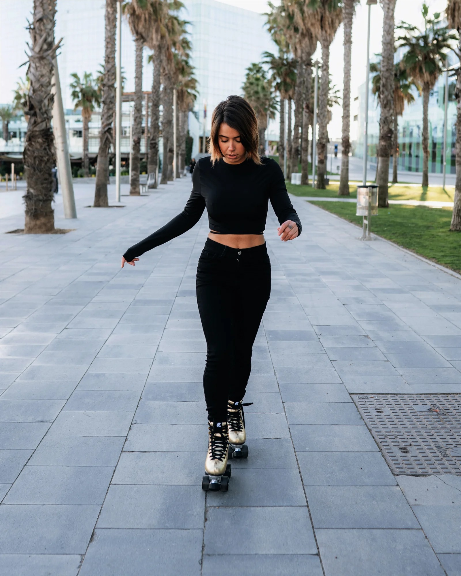 Story Disco Suede Quad Roller Skates