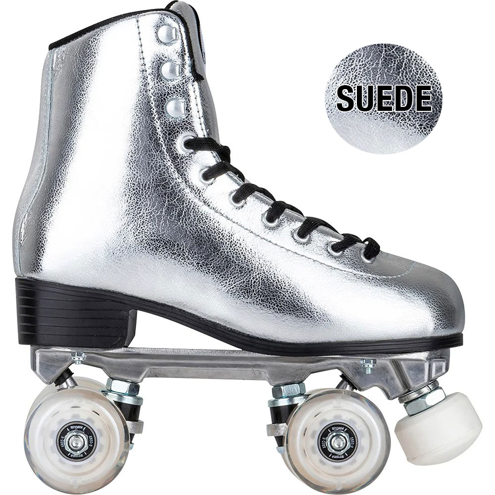 Story Disco Suede Quad Roller Skates