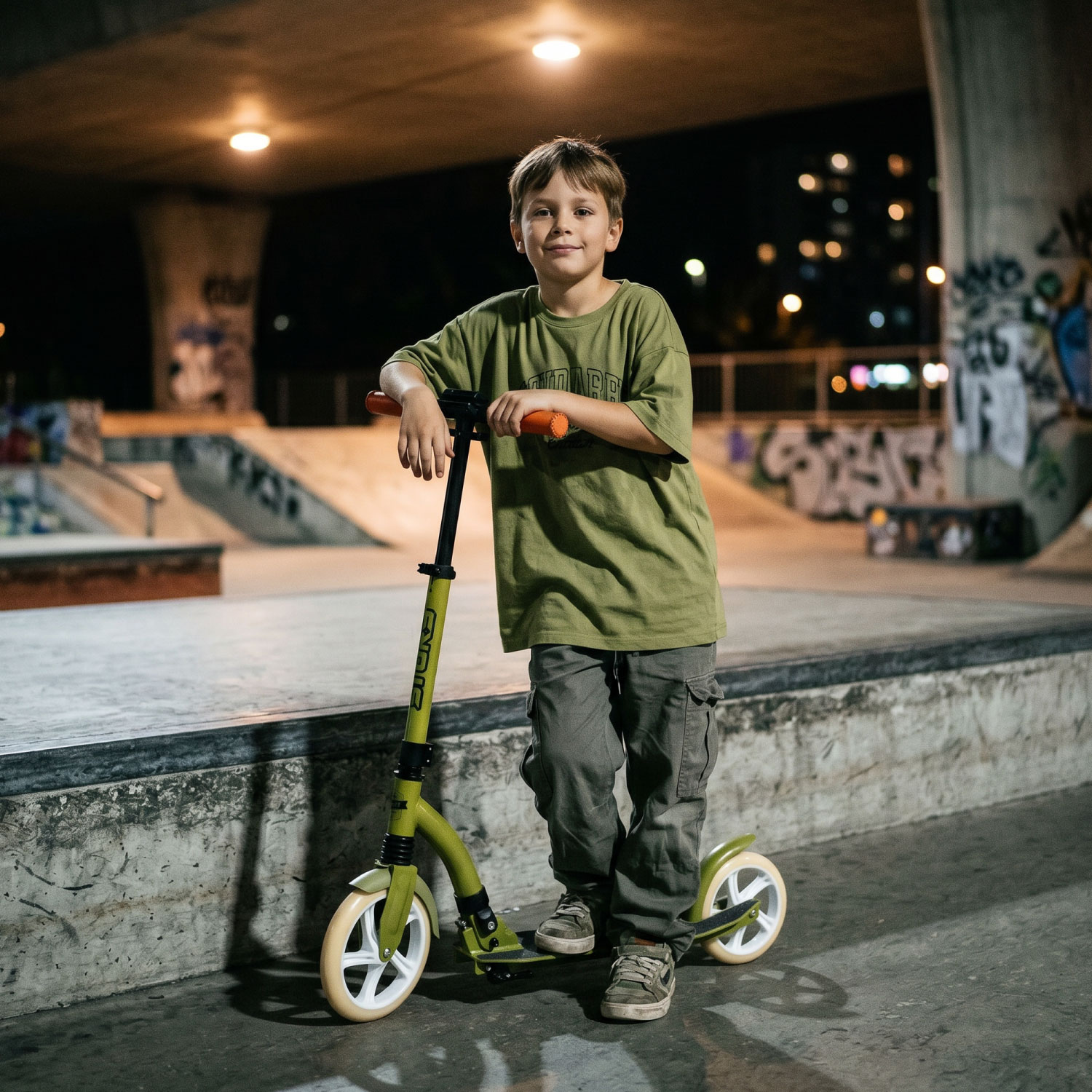 Story Retro Ride Foldable Kick Scooter