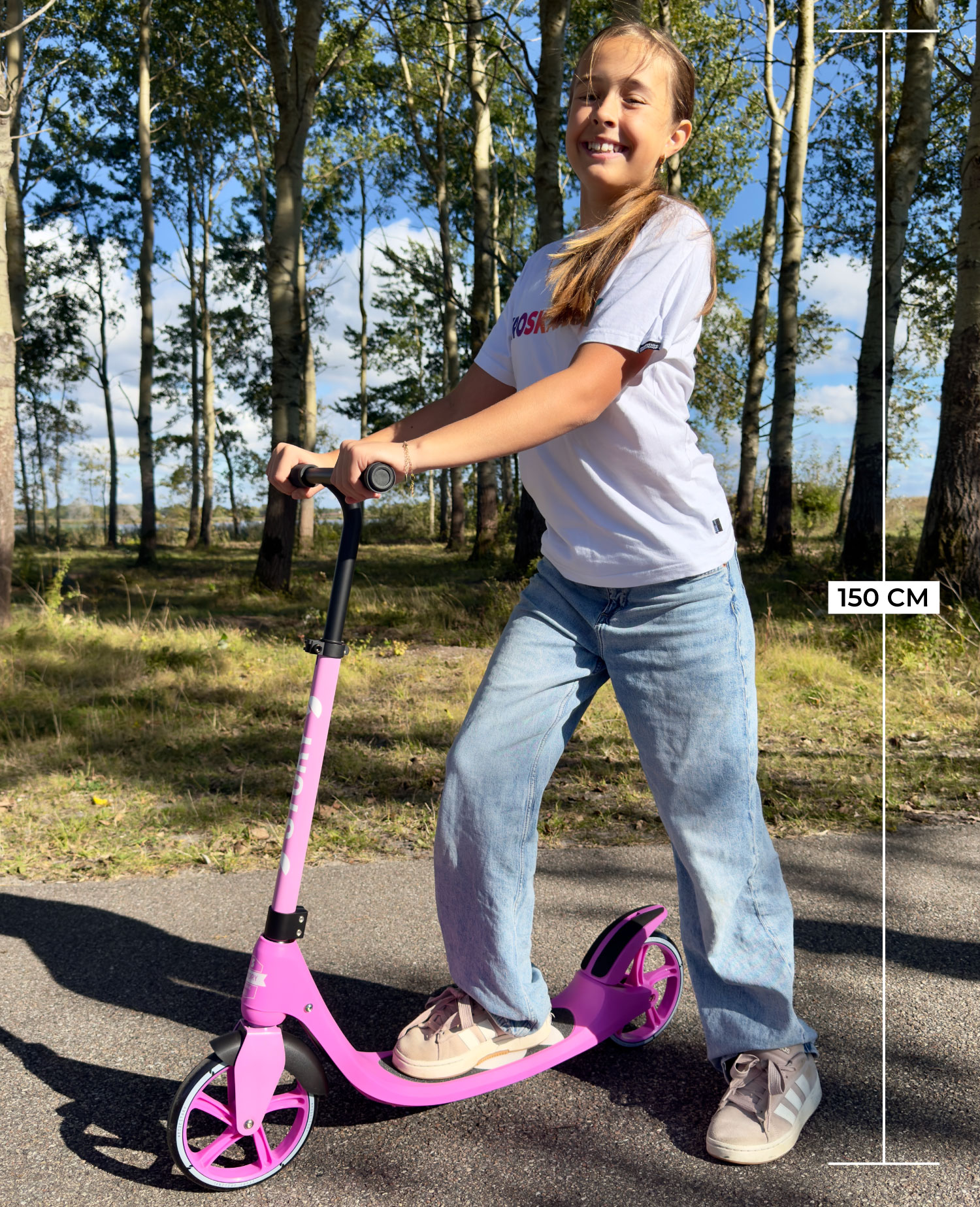 Story City Ride Adjustable Kick Scooter
