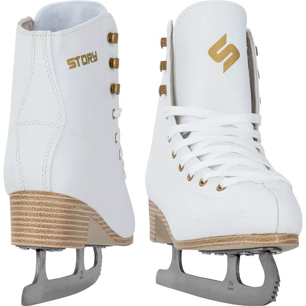 Story Verso White Figure Skates